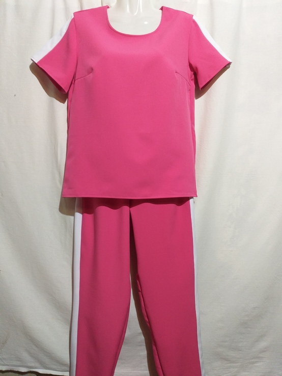 Kobiece spodnie spacerowy strój GUCCI. różowy 46 r-r, numer zdjęcia 8