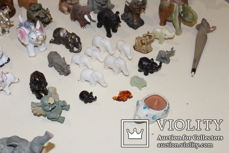 Колекція слонів, з різних матеріалів і з різних країн., фото №6