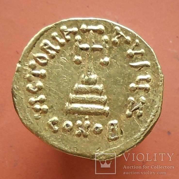Византия: Констант II (641-668) солид, фото №3
