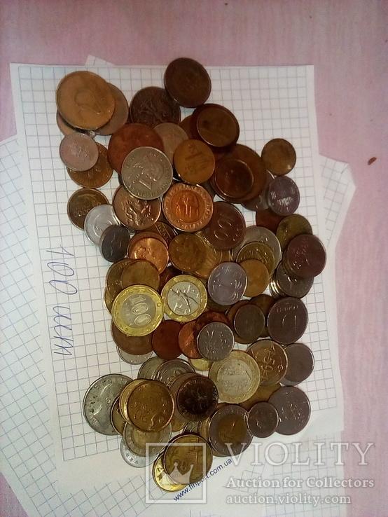 100 шт разных монет, фото №2