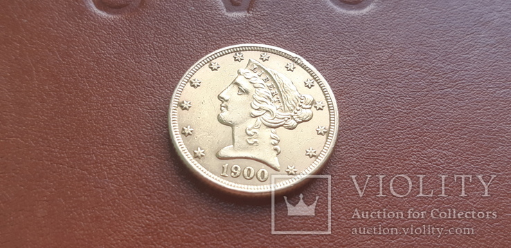  5 долларов 1900 г. США Liberty Head (Голова Свободы), фото №2