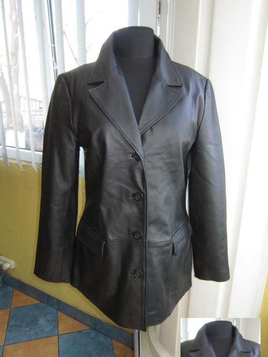 Женская кожаная куртка - пиджак JOY. Англия. Лот 898, фото №2