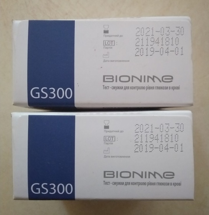 Тест-полоски Bionime GS 300 (50 шт), фото №3