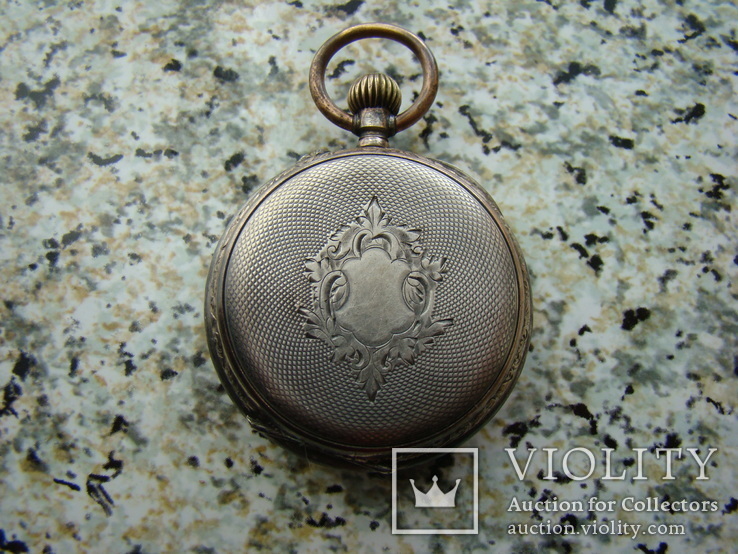 Часы карманные XIX век Швейцария серебро, фото №3