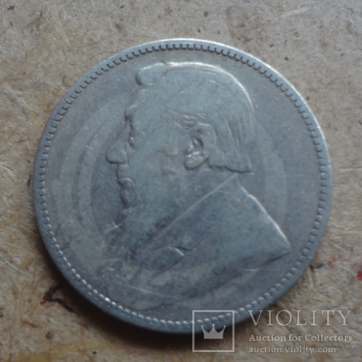 1 шиллинг 1895 Африка серебро (9.10.1)~, фото №2