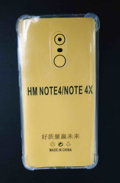 Защитный прозрачный(мощные углы) чехол для Xiaomi Note 4(4X). Блиц., фото №4