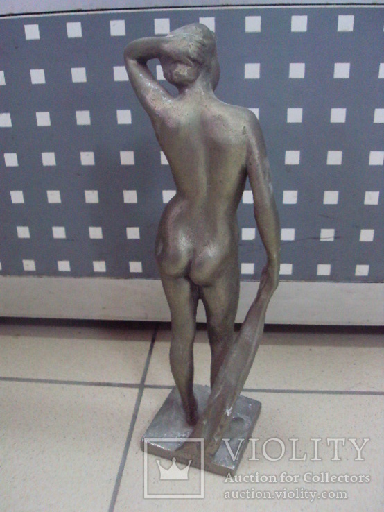 Фигура девушка ню обнаженная шпиатр ленинград скульптура, фото №6