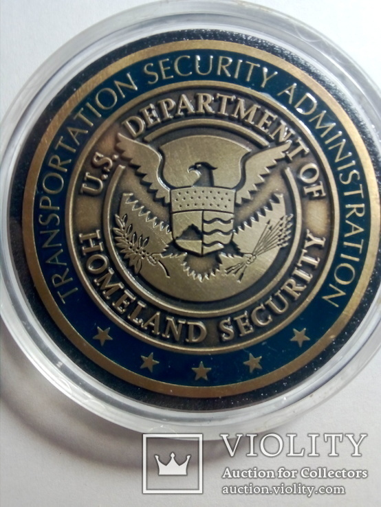 Настольная медаль, США, фото №3
