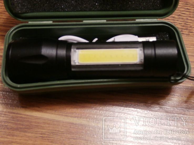 Тактический Аккумуляторный фонарь Police 99000W BL-511 USB ZOOM Cree Q5 COB(боковой свет), фото №2