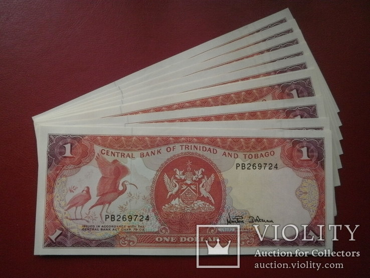 Trinidad and Tobago 1985 1 UNC dollar 10 pcs.