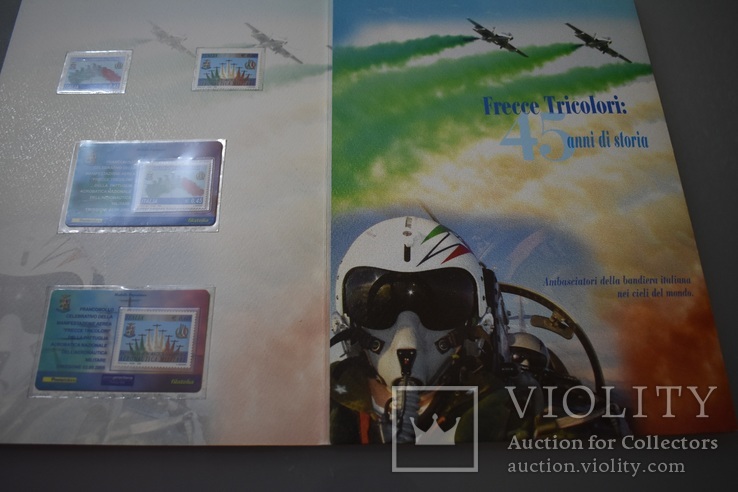 Коллекционный набор в буклете марок воздушные силы Италия 2005 год, фото №6