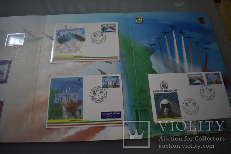 Коллекционный набор в буклете марок воздушные силы Италия 2005 год, фото №9