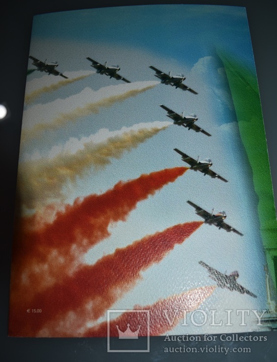 Коллекционный набор в буклете марок воздушные силы Италия 2005 год, фото №10