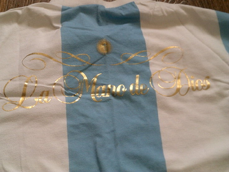 Золотой гол Марадоны - футболка, фото №8