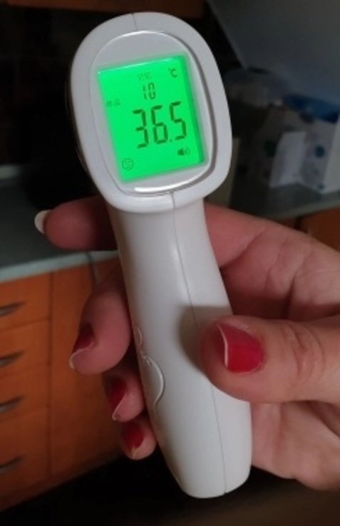Инфракрасный термометр для тела. градусник - пистолет. пирометр, photo number 2