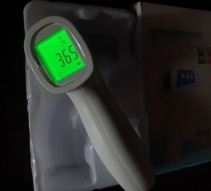 Инфракрасный термометр для тела. градусник - пистолет. пирометр, фото №10