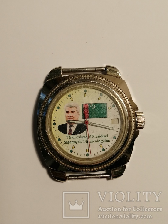 Часы механические Туркменбаши 1996 г., фото №2