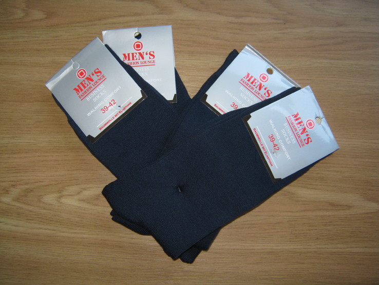 Носки "men's", комплект 4 пары-одна цена!, р.39-42, из германии, photo number 4