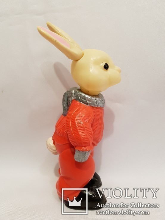  Лялька СССР целулоїдна ксилонітова пластик, іграшка, іграшка, фенечка, целлулоид зайка заяц, фото №4