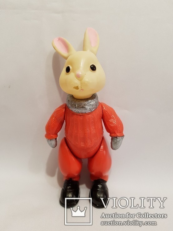  Лялька СССР целулоїдна ксилонітова пластик, іграшка, іграшка, фенечка, целлулоид зайка заяц, фото №7