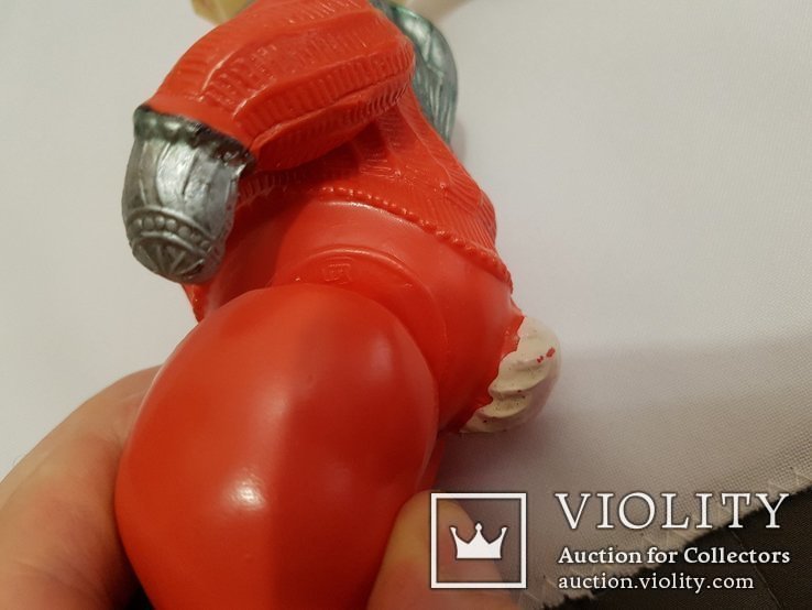  Лялька СССР целулоїдна ксилонітова пластик, іграшка, іграшка, фенечка, целлулоид зайка заяц, фото №9