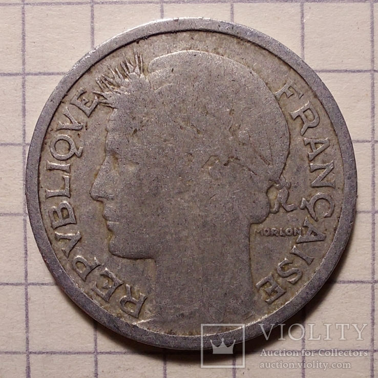 Франция. 1 франк 1946 (В), фото №3