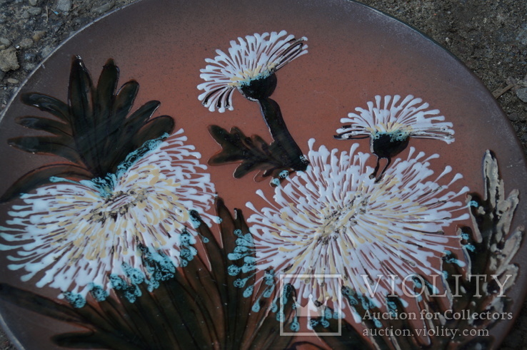 Настенная тарелка ЛКСФ цвети, фото №3