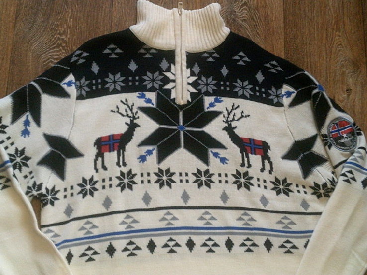 Nebulus - фирменный стильный теплый свитер разм.XXL, photo number 7