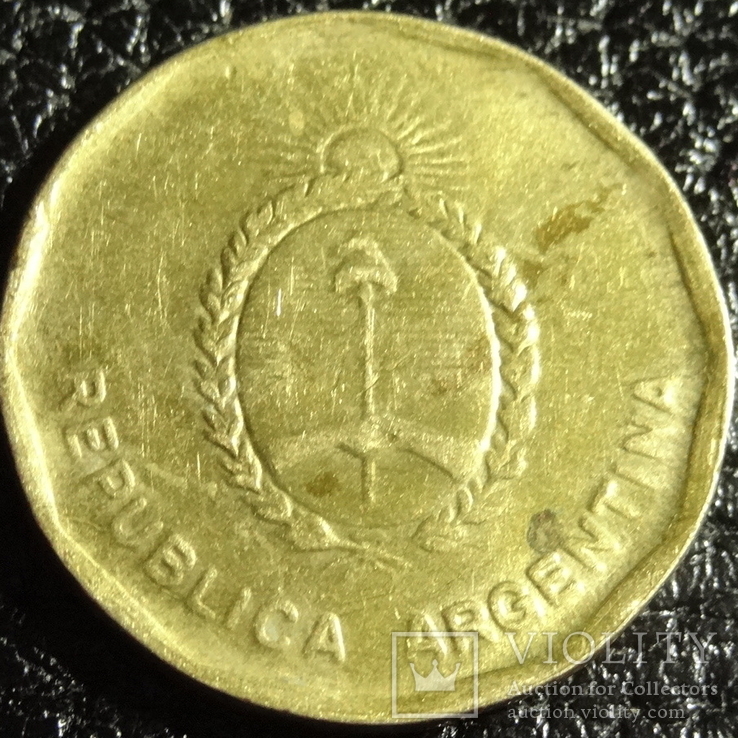 10 сентаво Аргентина 1988, фото №3