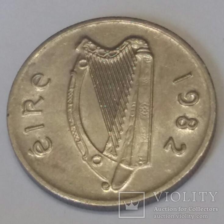 Ірландія 5 пенсів, 1982, фото №3