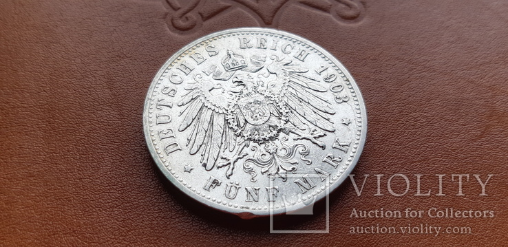 5 марок 1903 р. Вюртемберг, фото №8