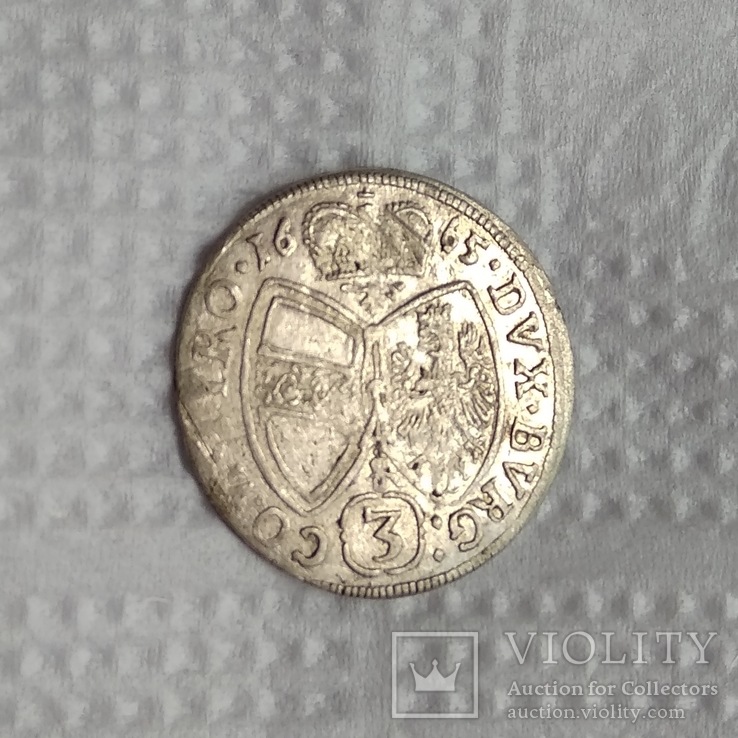 3 гроша 1665 р., фото №4