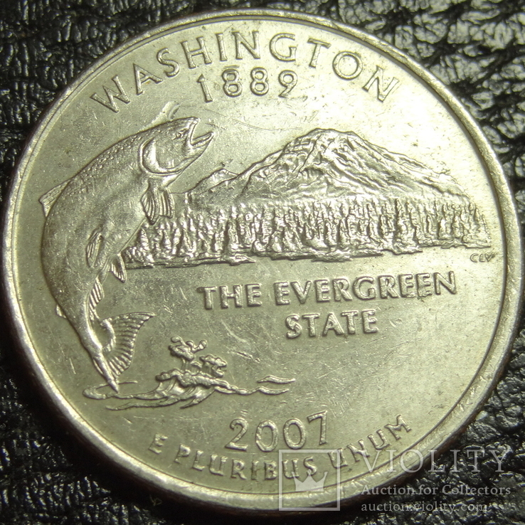 25 центів 2007 P США Вашингтон