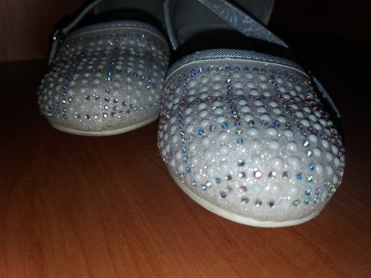 Красивые туфли на девочку 28р бу, фото №3