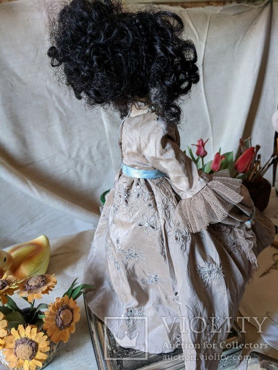 Кукла авторская Глаша текстильная шарнирная, фото №7
