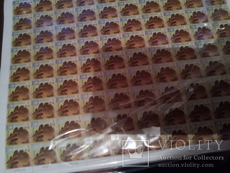 10 листов 2х гривневых марок