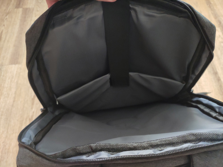 Городской рюкзак для ноутбука, с USB, ручка алюминиевая, фото №7