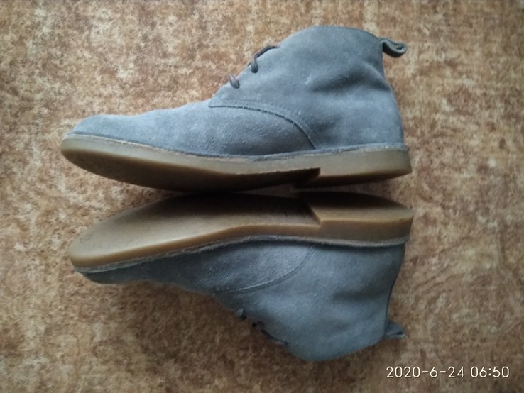 Замшеві черевички р.38.5 Clarks, photo number 6