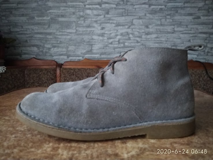 Замшеві черевички р.38.5 Clarks, photo number 2