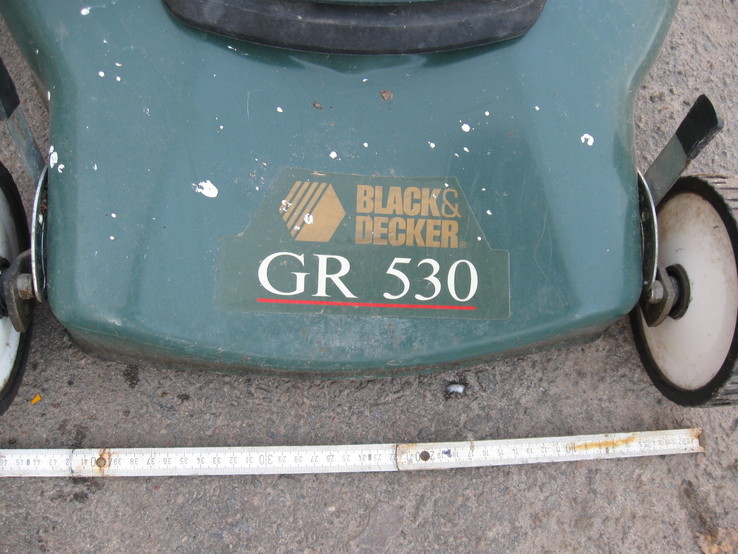 Gazonokosarka BLACK DECKER GR 530 h Nimechchini, numer zdjęcia 4