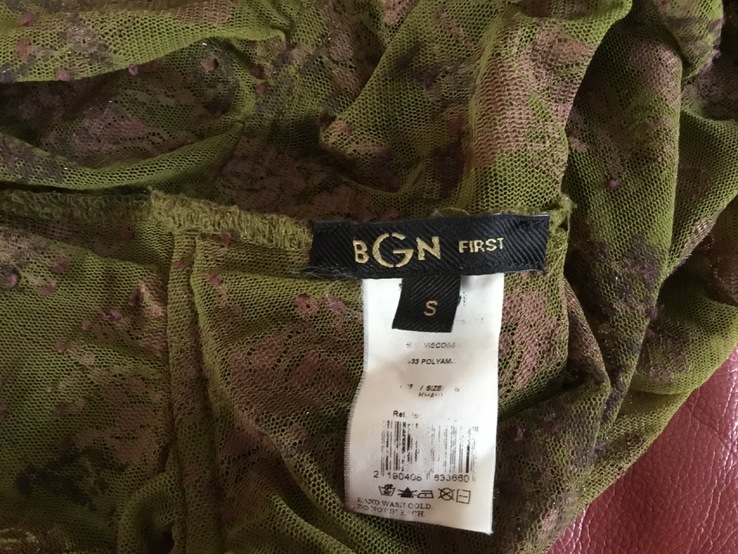 Красивая блузка BGN, Франция, как новая, р.S, фото №4