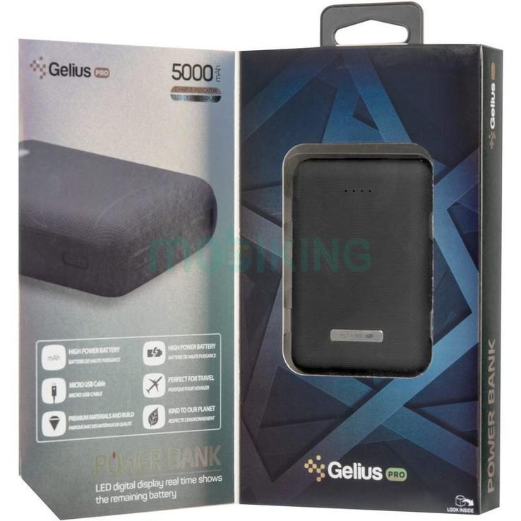 Дополнительная батарея Gelius Pro Soft GP-PB5-G2 5000mAh Black, фото №3
