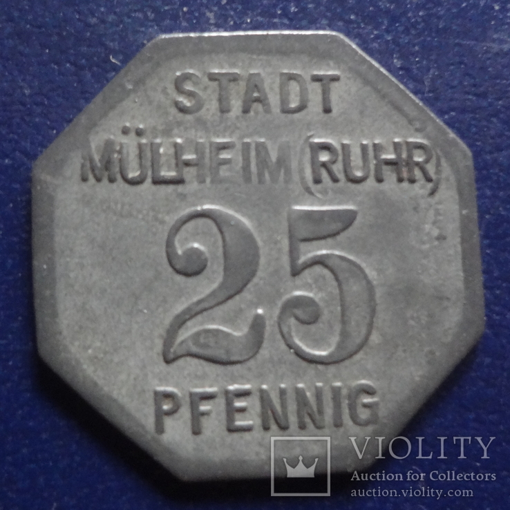 25 пфеннигов 1917 Мюльхейм (Г.3.14), фото №3
