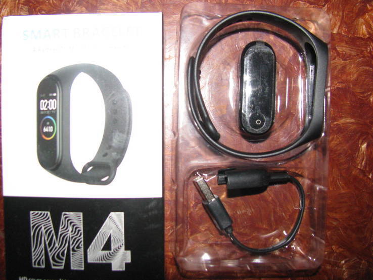 Фитнес браслет Smart Band M4 Black., фото №3