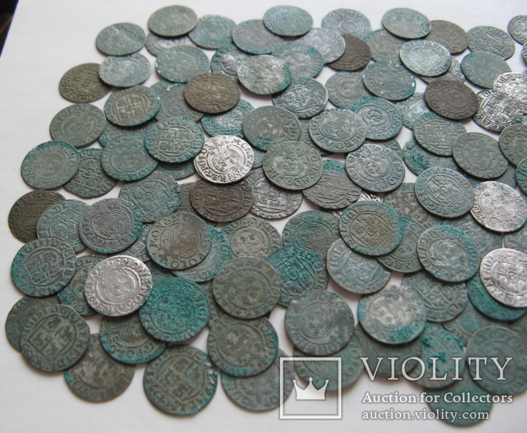 Средневековье. Монеты 1600-х годов ( 153 штуки )., фото №10