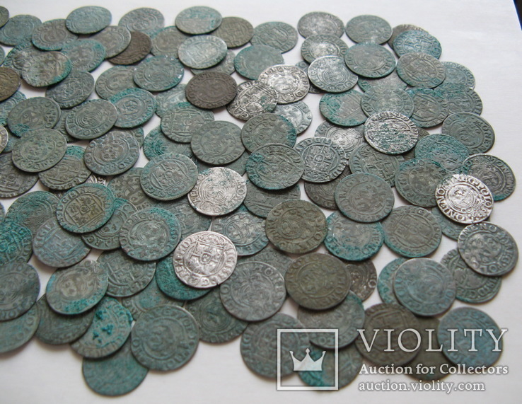Средневековье. Монеты 1600-х годов ( 153 штуки )., фото №11