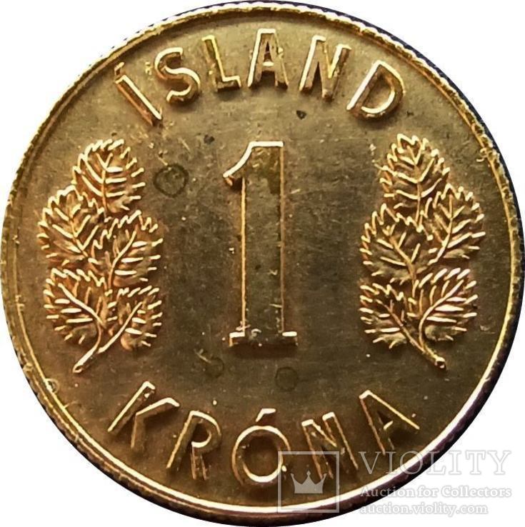 Исландия 1 крона 1970