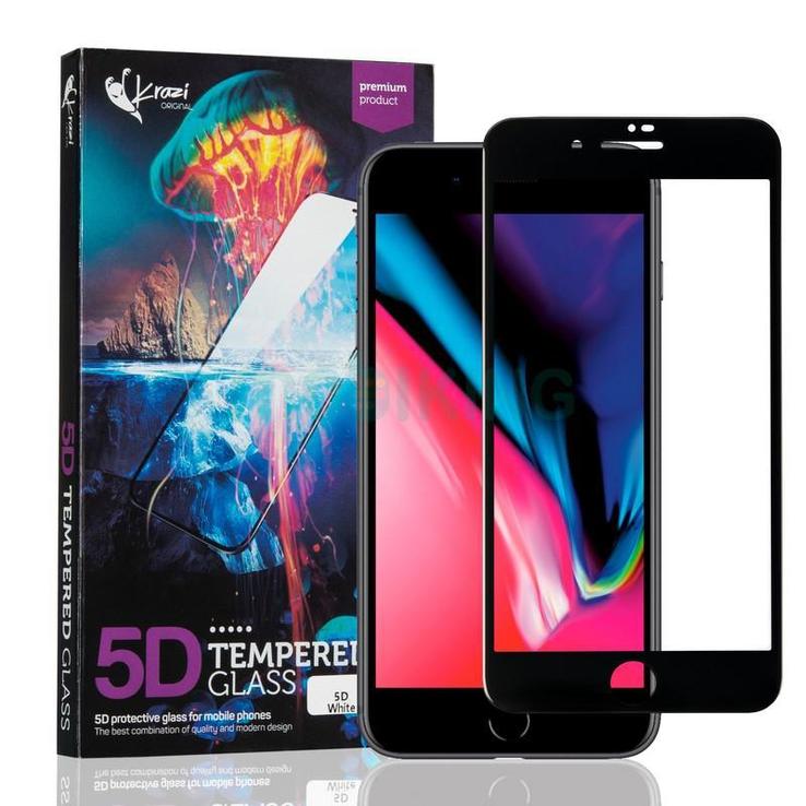 Защитное стекло Krazi 5D for iPhone 7 Plus/8 Plus Black 79975, фото №2
