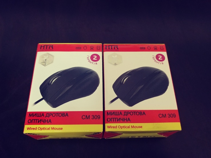Мышки проводные HTR CM 309 Black (дешевле чем заказать в Китае), фото №7