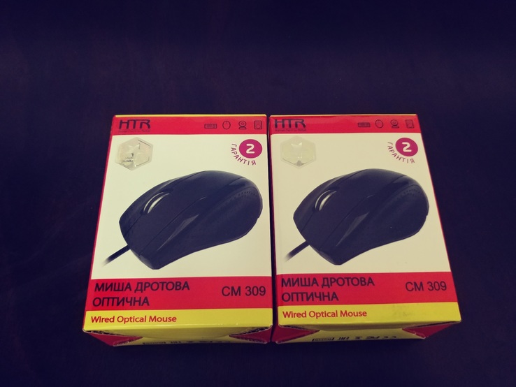 Мышки проводные HTR CM 309 Black (дешевле чем заказать в Китае), фото №8